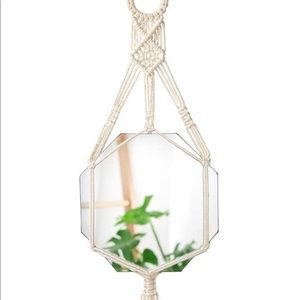 Macrame Wall Hanging Mirror